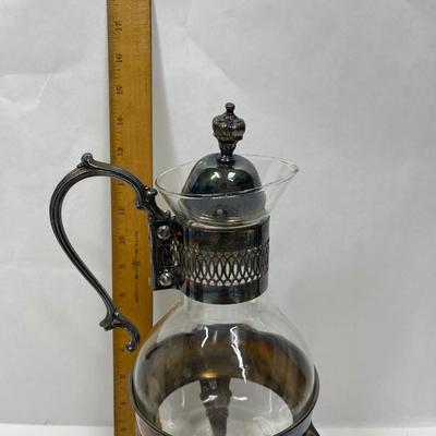 Vintage Coffee Carafe Siverplated - keeps hot beverages warm