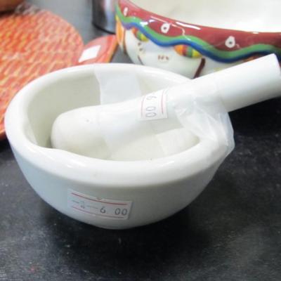 NASCO Italy Hammered Aluminum Casserole Holder Bella Casa By Ganz Mortar & Pestle