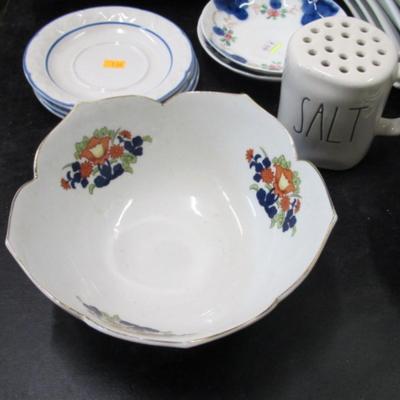 Versailles China Porcelain Dishes & Hand Painted Home Hibiscus Dishes & Other China Dishes