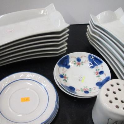 Versailles China Porcelain Dishes & Hand Painted Home Hibiscus Dishes & Other China Dishes