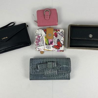 Lot E 244 NWT Gianni Bernini Wallets Lodis Clutch Guess Wallet