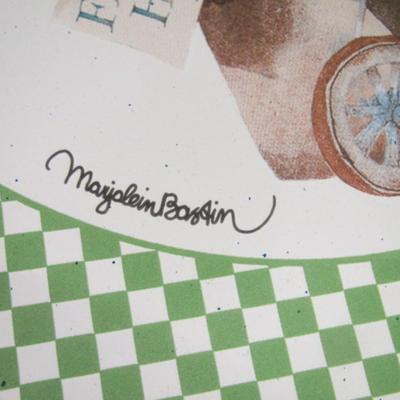 Marjolein Bastin Enamel Plate Signed Pat Reno Pottery Bowl Storefronts Porcelain Oval Serving Platter Guy Buffet & Wooden Trays