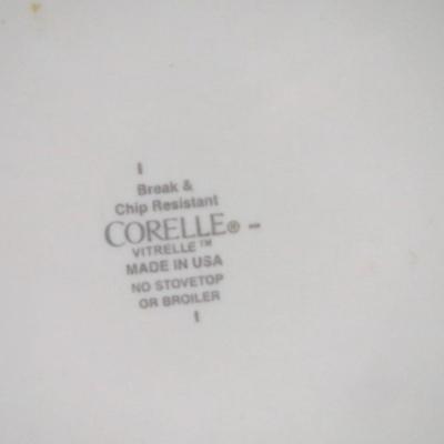 8 Pieces Of Break & Chip Resistant Corelle Vitrelle USA Dishes Plates & Cups