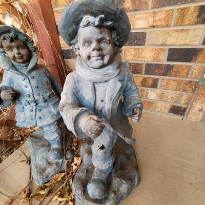 Mr and Mrs 19th century figurines