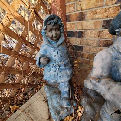 Mr and Mrs 19th century figurines