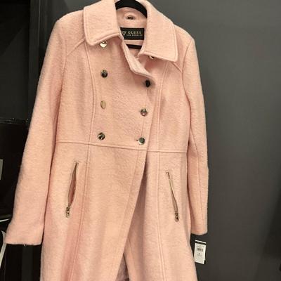 Lot G 253 NWT Guess Los Angeles Wool Coat with Accessories