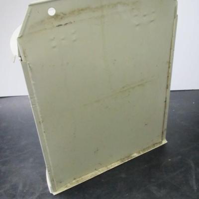 Antique Galvanized Tin Water Tank 15" Tall