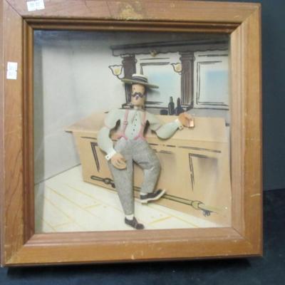 14" x 14" Vintage Shadow Box Shadow Craft By McClellan Cole