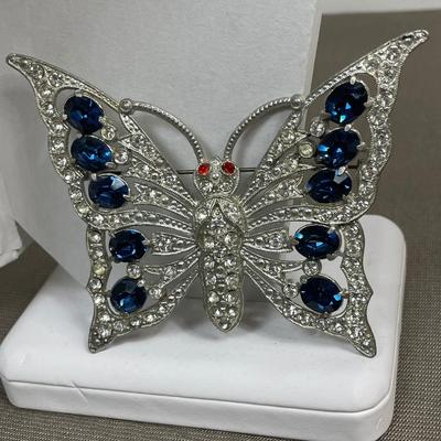 Huge antique Butterfly Brooch