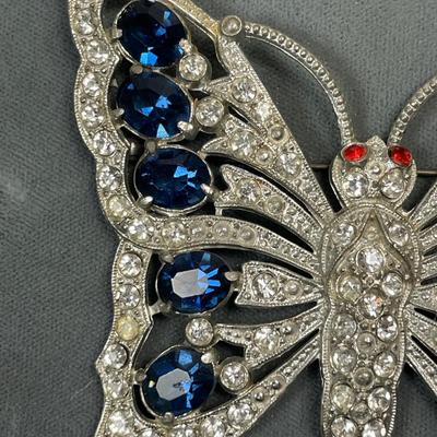Huge antique Butterfly Brooch