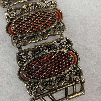 Wide thermoset bracelet