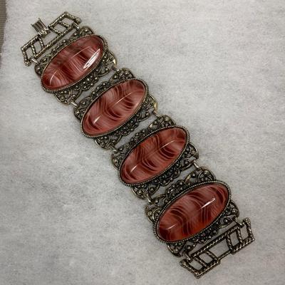 Wide thermoset bracelet