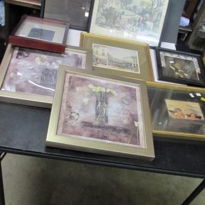 Assortment Of Framed Pictures