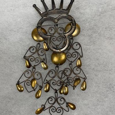Vintage Norwegian Solje Wedding Brooch