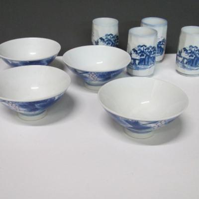 Vintage Rice Bowls & Cups