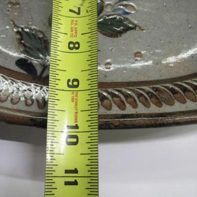 Approx 12 1/4" x 9 3/4" Stoneware Bird Platter