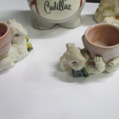 Royal Copley Pottery Pig Coin Bank Vintage Porcelain & Ceramic Figurines