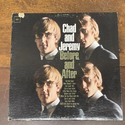 Vintage 33RPM Vinyl Album: Chad and Jeremy "Before and After"