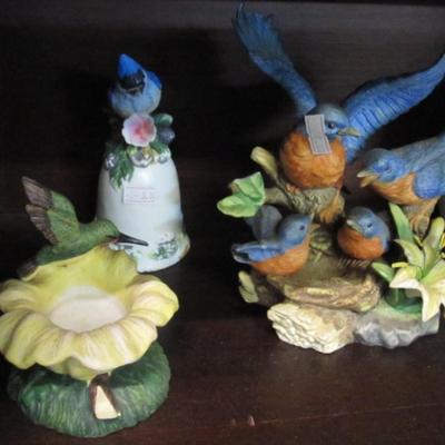Porcelain Birds & Jars