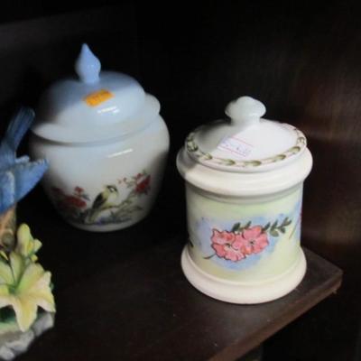 Porcelain Birds & Jars