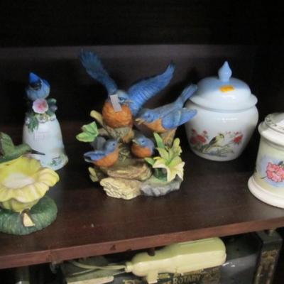 Porcelain Birds & Jars