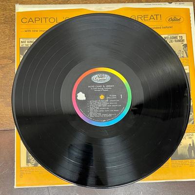 Vintage 33RPM Vinyl Album: Chad and Jeremy "More Chad & Jeremy"