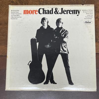 Vintage 33RPM Vinyl Album: Chad and Jeremy "More Chad & Jeremy"