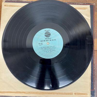 Vintage 33RPM Vinyl Album: Chad and Jeremy "Sing for You"
