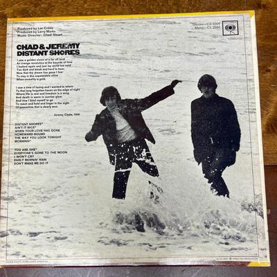 Vintage 33RPM Vinyl Album: Chad and Jeremy "Distant Shores"