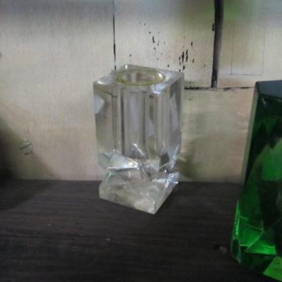 Vintage Perfume Bottles Paperweight & Shoe Jewelry Holder