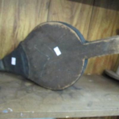 Antique Fireplace Bellow Air Blower