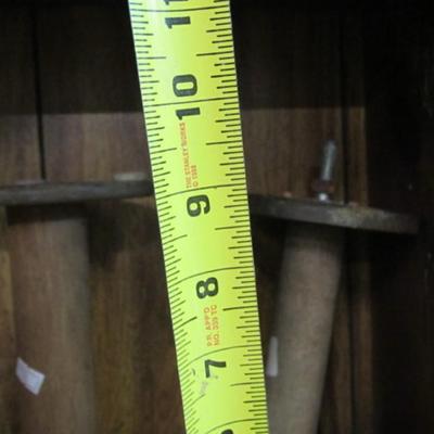 Vintage Wooden Industrial Textile Spools