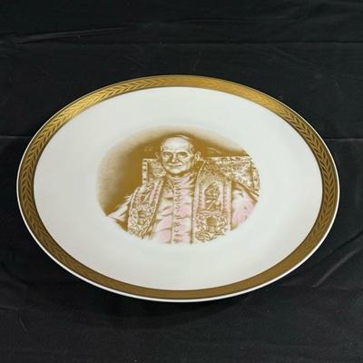 The Papal Plate Pope Paul VI by Charles Carolyne