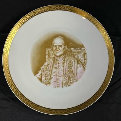 The Papal Plate Pope Paul VI by Charles Carolyne
