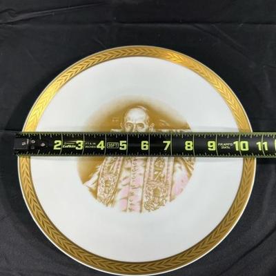The Papal Plate Pope Paul VI by Charles Carolyne