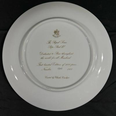 The Papal Plate Pope Paul VI by Charles Carolyne