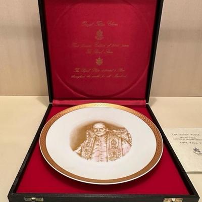 The Papal Plate Pope Paul VI by Charles Carolyne