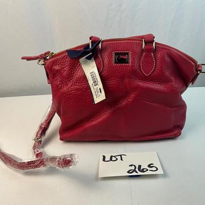 Lot G 265 NWT Dooney & Bourke Strawberry Satchel