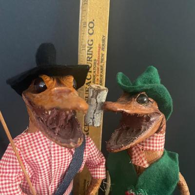 LOT 1: Hand Crafted Alligator Fishing and Wrangler Buddies