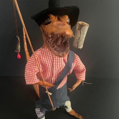 LOT 1: Hand Crafted Alligator Fishing and Wrangler Buddies