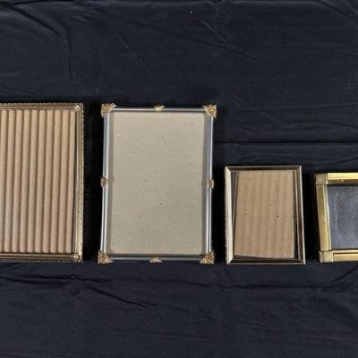 Collection of Gold Toned Picture Frames