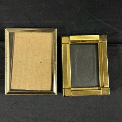 Collection of Gold Toned Picture Frames
