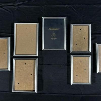 Collection of Silver Toned Picture Frames