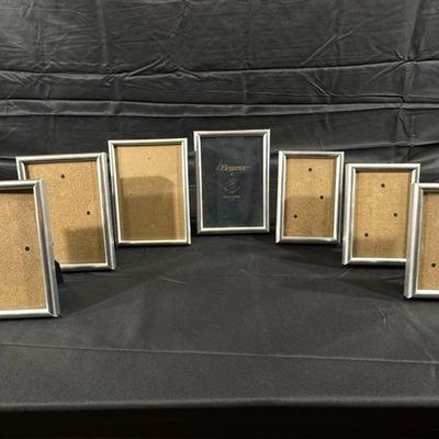 Collection of Silver Toned Picture Frames