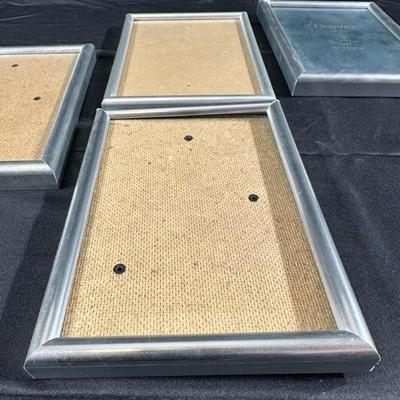 Collection of Silver Toned Picture Frames