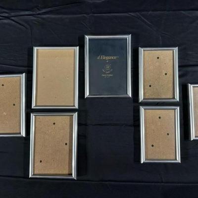Collection of Silver Toned Picture Frames