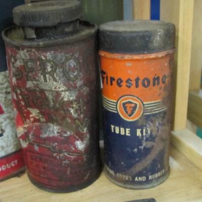 Vintage Cans Esso Motor Oil Cans