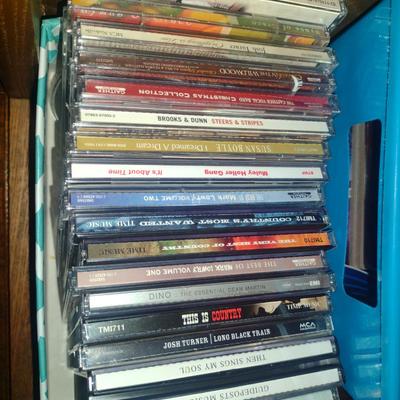 Collection of CDs, DVDs, VHS Tapes