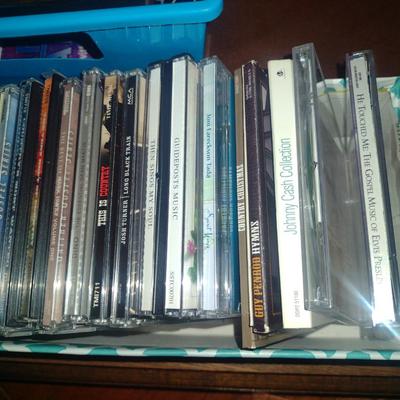 Collection of CDs, DVDs, VHS Tapes