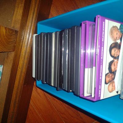 Collection of CDs, DVDs, VHS Tapes